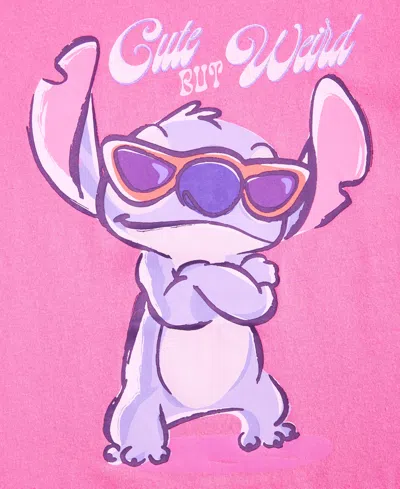 Epic Threads Girls 5-20 Stitch Cute But Wild Short-sleeve T-shirt, Macy's Exclusive In Pink