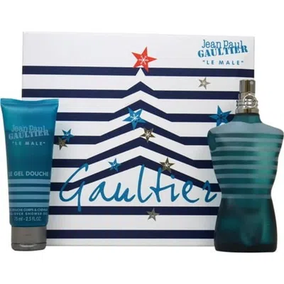 Jean Paul Gaultier Men's Le Male Gift Set Fragrances 3423474772957 In Transparent