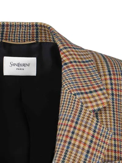 Saint Laurent Jackets In Brown