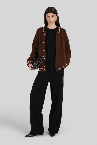 Laneus Bomber Jacket In Brown Cashmere In Brown