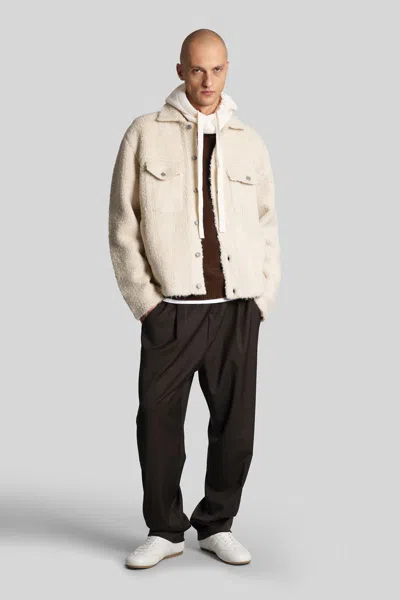 Laneus Button-fastening Shirt Jacket In Neutral