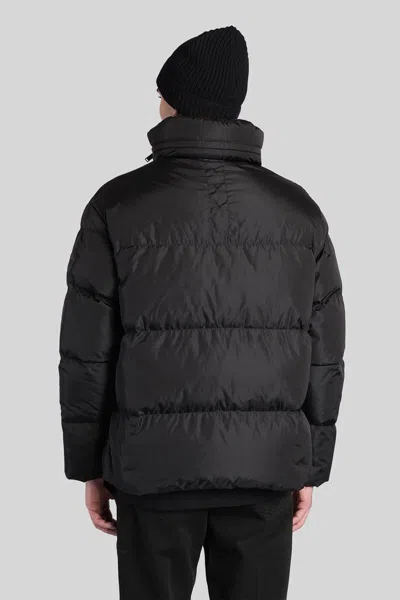 Premiata Padded Nylon Down Jacket In Black