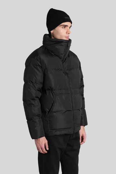 Premiata Padded Nylon Down Jacket In Black