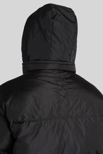 Premiata Padded Nylon Down Jacket In Black