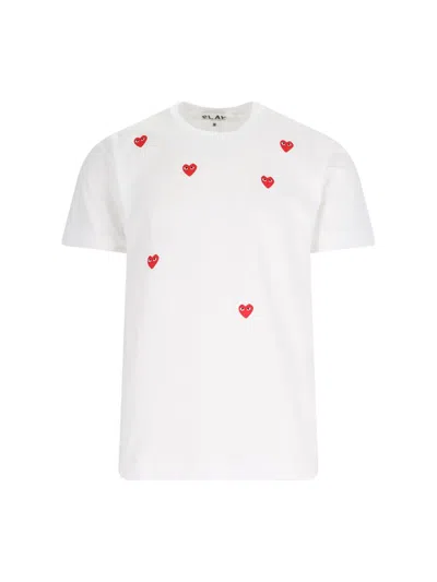 Comme Des Garçons Play T-shirts And Polos In White
