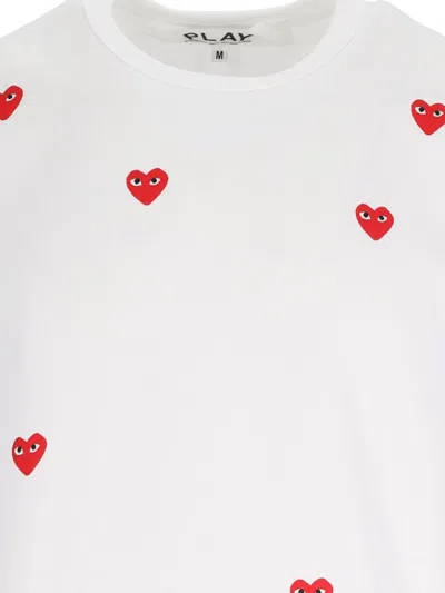 Comme Des Garçons Play T-shirts And Polos In White