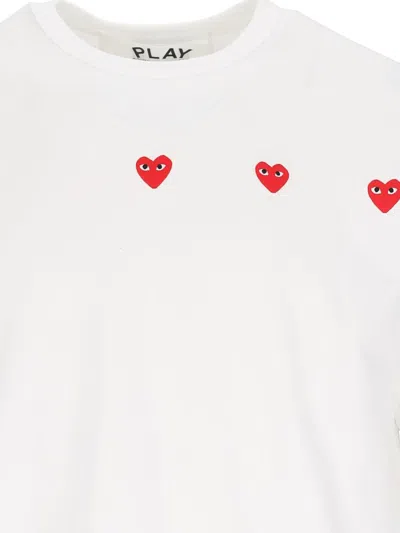 Comme Des Garçons Play T-shirts And Polos In White