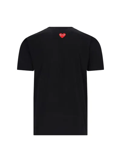 Comme Des Garçons Play T-shirts And Polos In Black