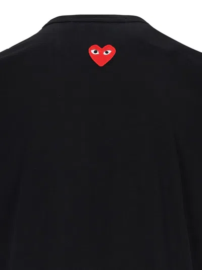 Comme Des Garçons Play T-shirts And Polos In Black