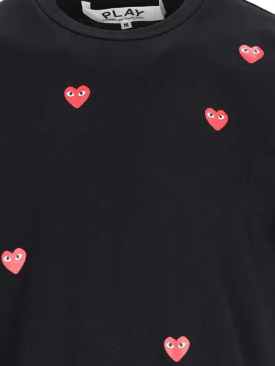 Comme Des Garçons Play T-shirts And Polos In Black