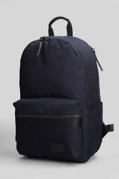 Premiata Versatile Backpack Featuring Multiple Pockets In Blue