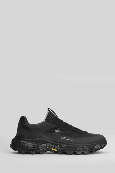 Premiata Devin Sneakers In Black Fabric In Black