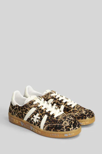 Premiata Bonnie Sneakers In Animal Print
