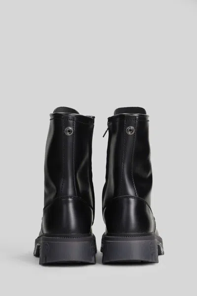 Premiata Brixton 461 Lace-up Boots In Black