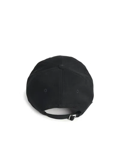 Amiri Black Cotton Cap Men In Black