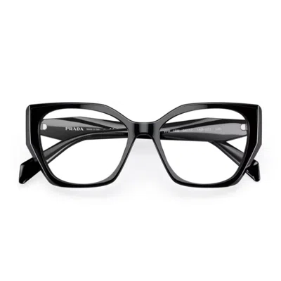 Prada Pr 18wv Eyeglasses In Black