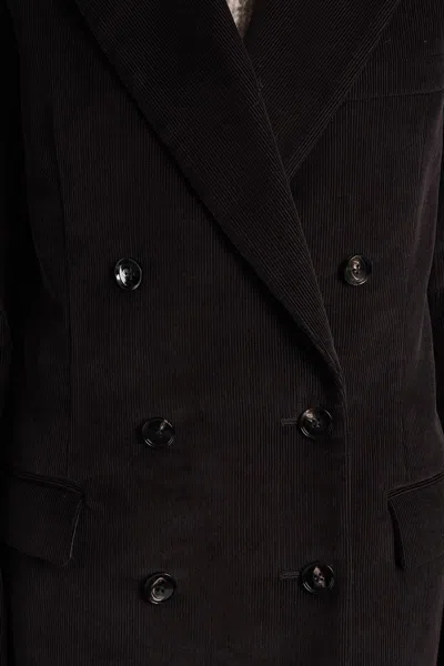 Co Blazer In Brown Tton In Brown