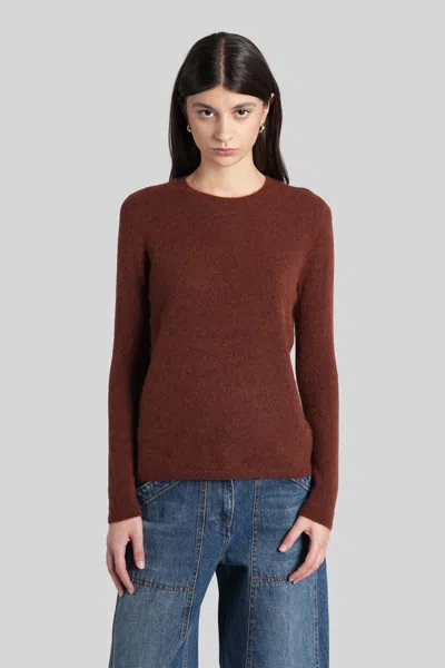 Co Knitwear In Rust Cashmere In Brown