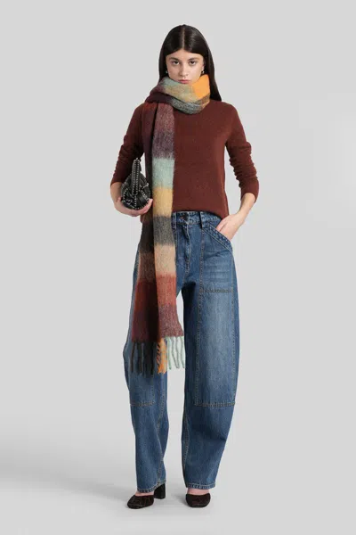 Co Knitwear In Rust Cashmere In Brown