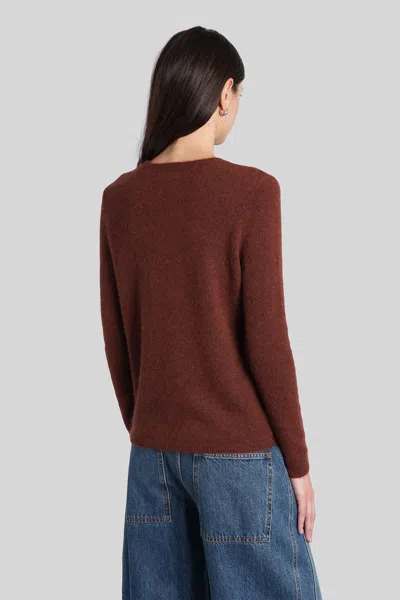 Co Knitwear In Rust Cashmere In Brown