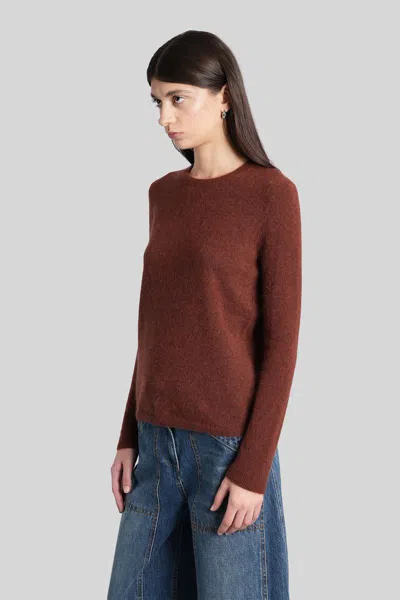 Co Knitwear In Rust Cashmere In Brown