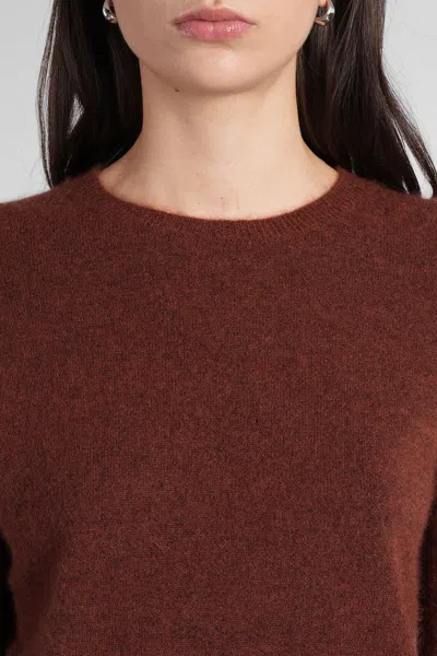 Co Knitwear In Rust Cashmere In Brown