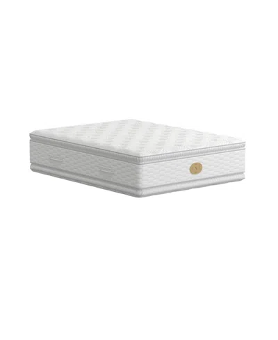Shifman In Bloom 18" Plush Pillow Top Mattress, Queen In White