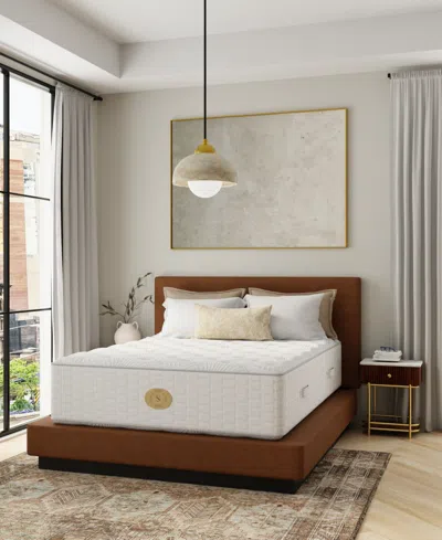 Shifman Flourish 16" Plush Tight Top Mattress, Queen In White