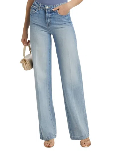 L'agence Women's Clayton High-rise Wide-leg Jeans In Blue