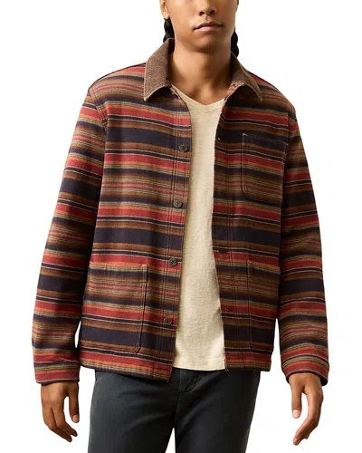 Faherty Men's High Ridge Twill Studio Shirt Jacket In Multi