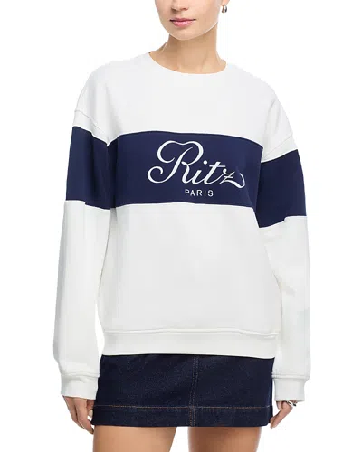 Frame Ritz Sport Sweatshirt In White