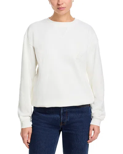 Frame The Ritz Unisex Crewneck Sweatshirt In White
