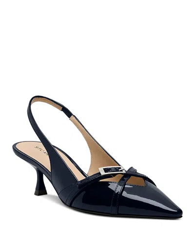 Stuart Weitzman Women's Georgie 50 Slingback Pumps In Blue