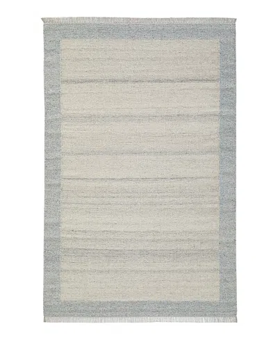 Obeetee Nu Maison Soft Border Area Rug,5'0x8'0 In Blue