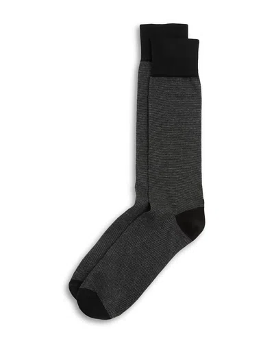 The Men's Store At Bloomingdale's Combed Cotton Blend Crew Socks - Exclusive In Black