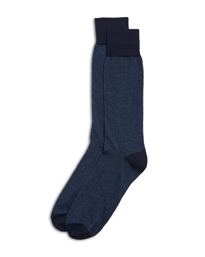 The Men's Store At Bloomingdale's Combed Cotton Blend Crew Socks - Exclusive In Blue