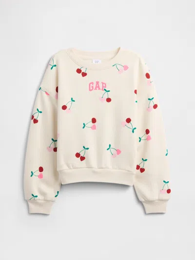 Gap Factory Kids Oversized Gap Graphic Sweatshirt In Pink