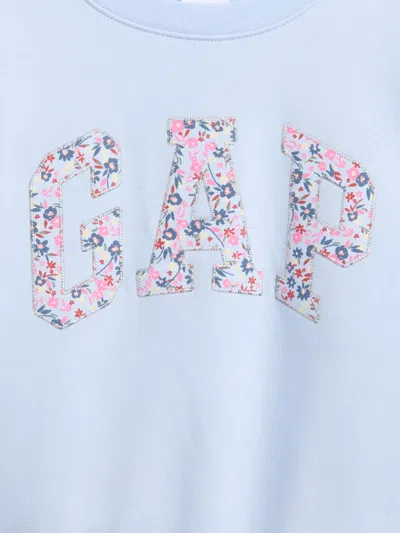 Gap Factory Kids Oversized Gap Graphic Sweatshirt In Blue