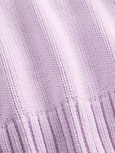 Gap Factory Oversized V-neck Sweater In Purple