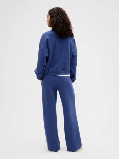 Gap Factory Relaxed Straight-leg Sweatpants In Blue