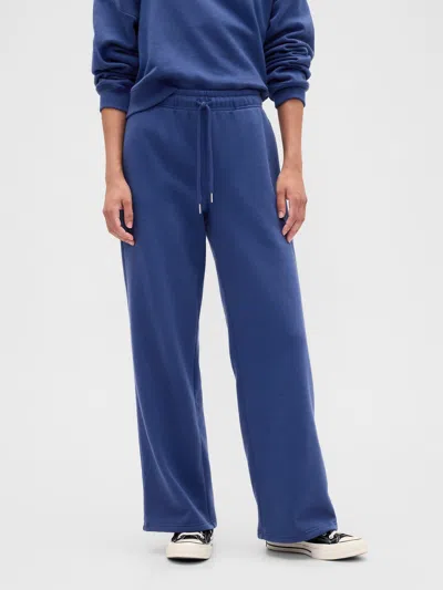 Gap Factory Relaxed Straight-leg Sweatpants In Blue