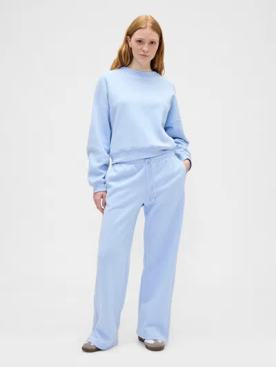 Gap Factory Relaxed Straight-leg Sweatpants In Blue