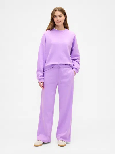 Gap Factory Relaxed Straight-leg Sweatpants In Purple