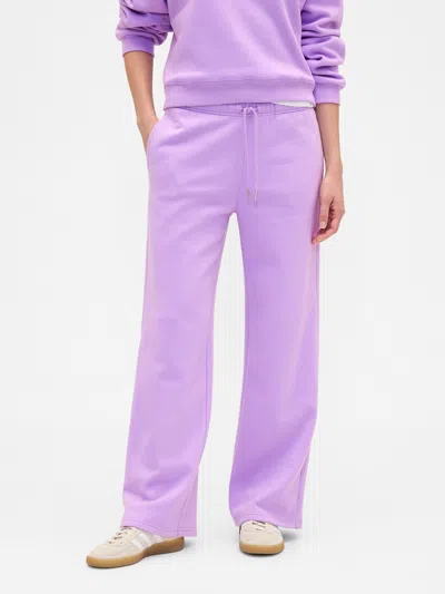 Gap Factory Relaxed Straight-leg Sweatpants In Purple