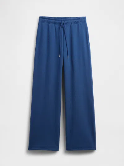 Gap Factory Relaxed Straight-leg Sweatpants In Blue
