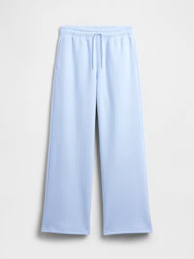 Gap Factory Relaxed Straight-leg Sweatpants In Blue