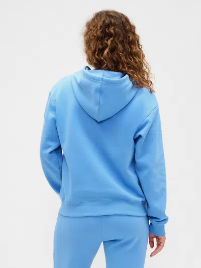 Gap Factory Relaxed Gap Logo Zip Hoodie In Blue