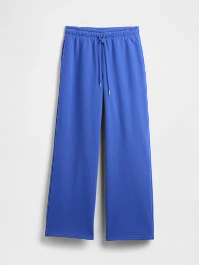 Gap Factory Relaxed Straight-leg Sweatpants In Blue