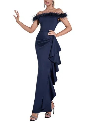 Bella Desert Maxi Dress In Blue