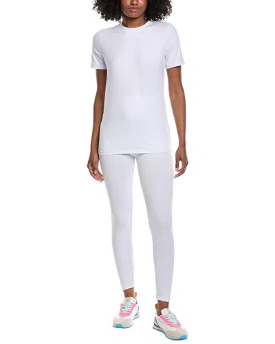 Marion 2pc Casual Top & Legging Set In White